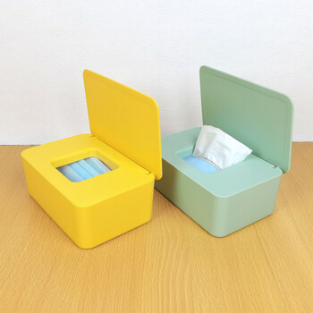 New Plastic Tissue Box Wet Tissue Holder Cover Wipes Paper Tissue Paper Box Storage Paper Towel Dispenser Home Napkin Organizer