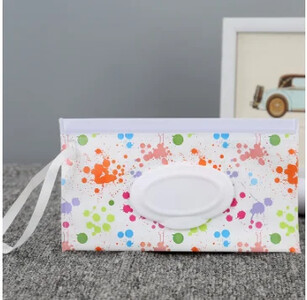 EVA torbica za vlažne maramice za bebe Slatka vrpca za vlažne maramice s preklopnim poklopcem, kutija za maramice za van, korisna dodatna oprema za dječja kolica