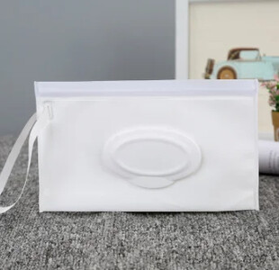 EVA torbica za vlažne maramice za bebe Slatka vrpca za vlažne maramice s preklopnim poklopcem, kutija za maramice za van, korisna dodatna oprema za dječja kolica