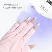 Nail Art Glove UV Protection Rukavice Anti UV Radiation Protection Rukavice Protecter Nail Art Gel UV LED lampa Alat