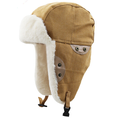 Ανδρικά Γυναικεία Χειμερινή Ποδηλασία Σκι Χιόνι Αντιανεμικά Καπέλα Bomber Plus Velvet Thic Ζεστή Προστασία Αυτιών Μαλακό καπέλο αυτιού Καπέλα για σκι για σκι