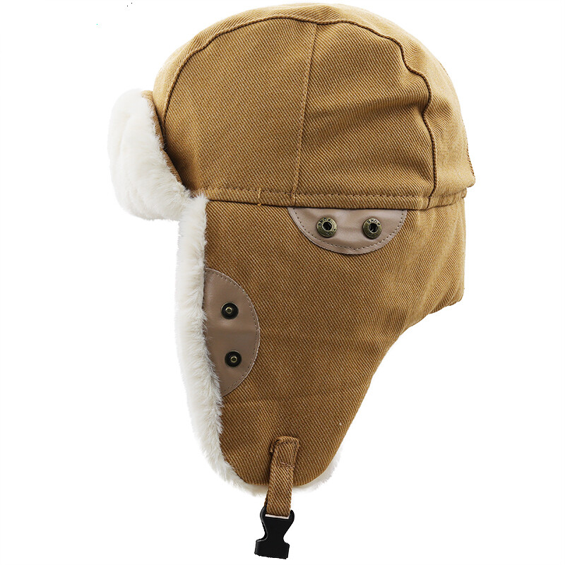 Ανδρικά Γυναικεία Χειμερινή Ποδηλασία Σκι Χιόνι Αντιανεμικά Καπέλα Bomber Plus Velvet Thic Ζεστή Προστασία Αυτιών Μαλακό καπέλο αυτιού Καπέλα για σκι για σκι