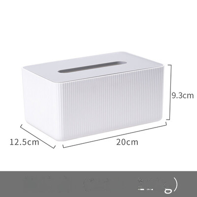 Nordijski stil Siva bijela kutija za papirnate ručnike Restoranski stol za pohranu Draw Uredski dnevni boravak Stolić za kavu Kupaonska kutija za papirnate ručnike