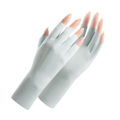 Αντηλιακά γάντια Nail Art Glove UV Protection Gloves Protecter For Nail Art Gel UV LED Lamp Tool