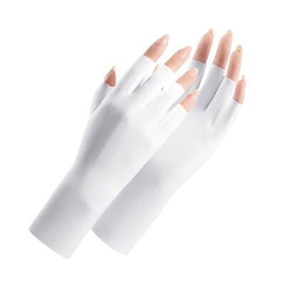 Αντηλιακά γάντια Nail Art Glove UV Protection Gloves Protecter For Nail Art Gel UV LED Lamp Tool