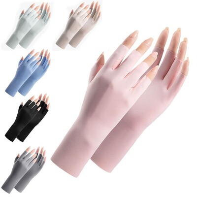 Αντηλιακά γάντια για Nail Art Gel UV LED Lamp Tool Nail Art Glove Gloves UV Protection Gloves Protecter Gloves