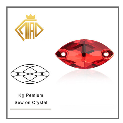 Navette šareni kristalni stakleni kamenčići za šivanje, kristalni plosnati strass kamenčići za ručne ukrase na odjeći