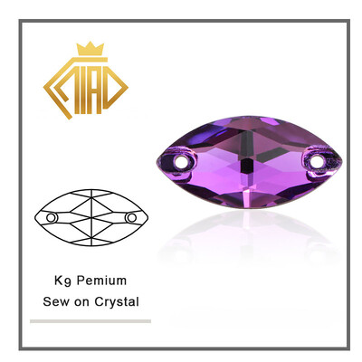 Navette šareni kristalni stakleni kamenčići za šivanje, kristalni plosnati strass kamenčići za ručne ukrase na odjeći