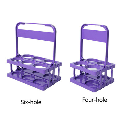 Φορητό 4/6 Grids φορητό ράφι κρασιού Βάση μπουκαλιών με ράφι μπύρας Μπαρ Καλάθι μεταφοράς κρασιού Διοργανωτής θήκης για δοχεία για ποτά