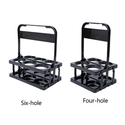 Φορητό 4/6 Grids φορητό ράφι κρασιού Βάση μπουκαλιών με ράφι μπύρας Μπαρ Καλάθι μεταφοράς κρασιού Διοργανωτής θήκης για δοχεία για ποτά