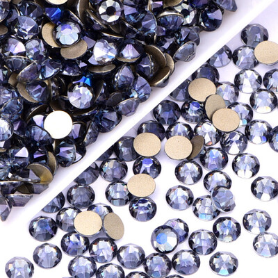 Új színek 8 nagy+8 kis vágású köröm strasszok Crystal AB üveg SS20 nem hotfix strassz körömdísz ruhák H0959