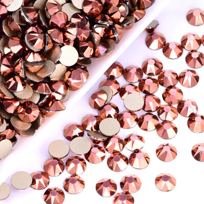 Új színek 8 nagy+8 kis vágású köröm strasszok Crystal AB üveg SS20 nem hotfix strassz körömdísz ruhák H0959