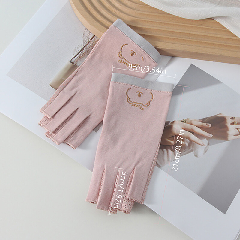 1 pora Anti UV nagų pirštinės UV gelio skydas pirštinės be pirštų manikiūras nagų dailės įrankiai LED lempos nagų džiovintuvas spinduliavimas rankoms