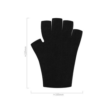 2 τμχ Nail Art Glove UV Protection Glove Anti UV Radiation Protection Gloves Protecter for Nail Art Gel UV LED Lamp Lamp