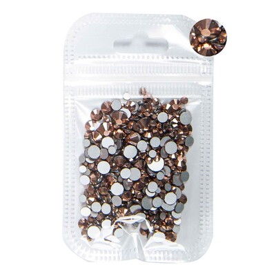 5 grama mješovite veličine ss3-ss30 plavo/zeleno/ružičasto/bijeli opal 3D Crystal Nails Art vještački dijamant, ravni stakleni ukras za nokte