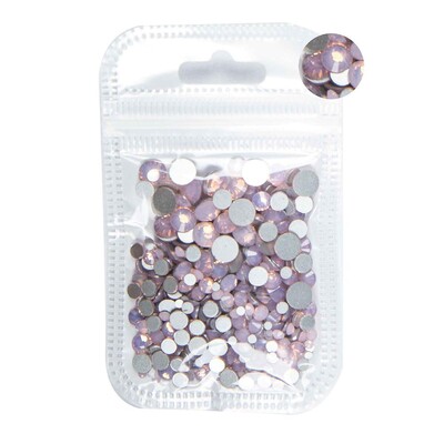 5 grama mješovite veličine ss3-ss30 plavo/zeleno/ružičasto/bijeli opal 3D Crystal Nails Art vještački dijamant, ravni stakleni ukras za nokte