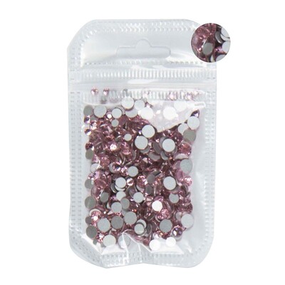 5 grama mješovite veličine ss3-ss30 plavo/zeleno/ružičasto/bijeli opal 3D Crystal Nails Art vještački dijamant, ravni stakleni ukras za nokte
