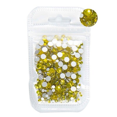 5 grama mješovite veličine ss3-ss30 plavo/zeleno/ružičasto/bijeli opal 3D Crystal Nails Art vještački dijamant, ravni stakleni ukras za nokte