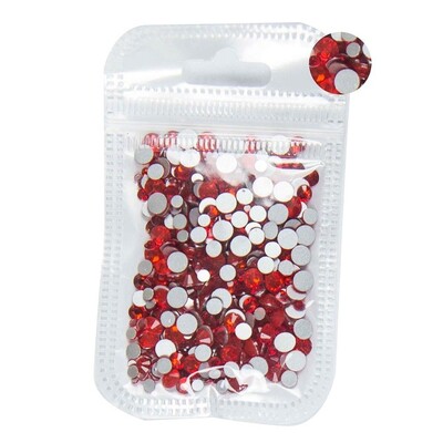 5 grama mješovite veličine ss3-ss30 plavo/zeleno/ružičasto/bijeli opal 3D Crystal Nails Art vještački dijamant, ravni stakleni ukras za nokte