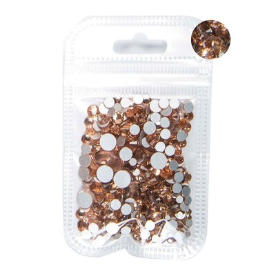 5 grama mješovite veličine ss3-ss30 plavo/zeleno/ružičasto/bijeli opal 3D Crystal Nails Art vještački dijamant, ravni stakleni ukras za nokte