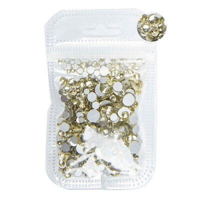 5 grama mješovite veličine ss3-ss30 plavo/zeleno/ružičasto/bijeli opal 3D Crystal Nails Art vještački dijamant, ravni stakleni ukras za nokte
