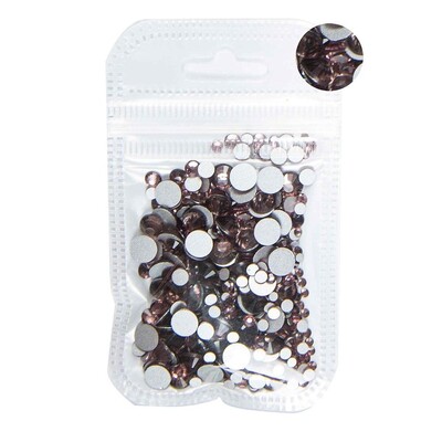 5 grama mješovite veličine ss3-ss30 plavo/zeleno/ružičasto/bijeli opal 3D Crystal Nails Art vještački dijamant, ravni stakleni ukras za nokte