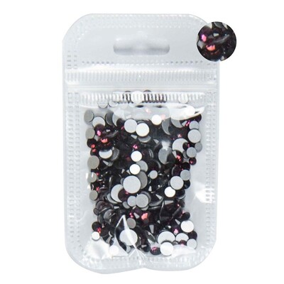 5 grama mješovite veličine ss3-ss30 plavo/zeleno/ružičasto/bijeli opal 3D Crystal Nails Art vještački dijamant, ravni stakleni ukras za nokte