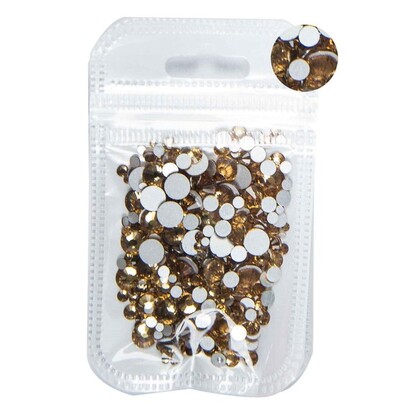 5 grama mješovite veličine ss3-ss30 plavo/zeleno/ružičasto/bijeli opal 3D Crystal Nails Art vještački dijamant, ravni stakleni ukras za nokte