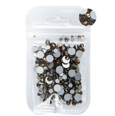 5 grama mješovite veličine ss3-ss30 plavo/zeleno/ružičasto/bijeli opal 3D Crystal Nails Art vještački dijamant, ravni stakleni ukras za nokte