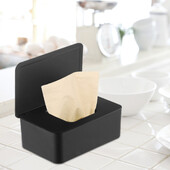 Wet Tissue Box Dustproof Wipes Dispenser Φορητό Tissue Box Κουτί αποθήκευσης με καπάκι για αυτοκίνητο Οργάνωση επιφάνειας εργασίας οικιακού γραφείου Hot sale