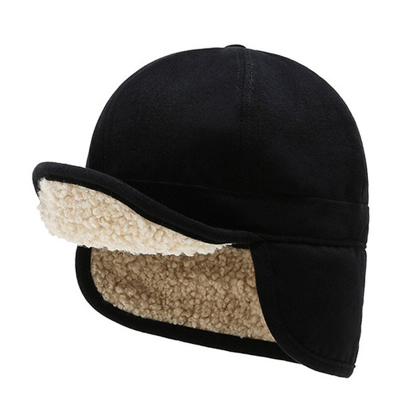2024 Winter New Thermal Bomber καπέλα για άνδρες Γυναικεία gorras Velvet Thicken Lamb Wool Αντιανεμικό καπέλο Stranger Things Ωτοασπίδες Καπέλο σκι