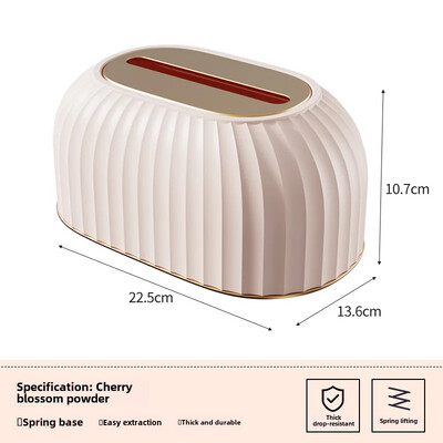 Υψηλής αισθητικής οικιακής χρήσης Κουτί χαρτομάντηλου σε στυλ συρταριού Αποθήκευση Ελαφρύ πολυτελές στυλ Σαλόνι Επιφάνεια εργασίας Προηγμένο κουτί χαρτομάντηλου τύπου ελατηρίου