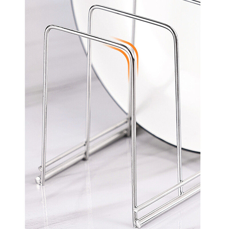 Nõude korrastaja Köök Roostevabast terasest nõudehoidik Kodu Söögiriistad Nõud Potikaane Riiul Majapidamisnõude riiuli köögitarvikud