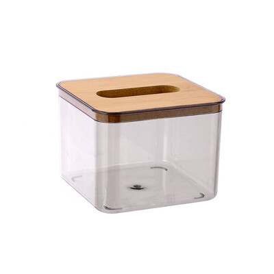 Διακοσμητικό κάλυμμα χαρτομάντιλου, Διαφανές χαρτομάντηλο για το σπίτι και το γραφείο, πολυλειτουργικό κουτί αποθήκευσης, απλό χαρτομάντηλο