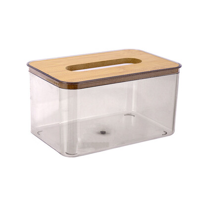 Διακοσμητικό κάλυμμα χαρτομάντιλου, Διαφανές χαρτομάντηλο για το σπίτι και το γραφείο, πολυλειτουργικό κουτί αποθήκευσης, απλό χαρτομάντηλο