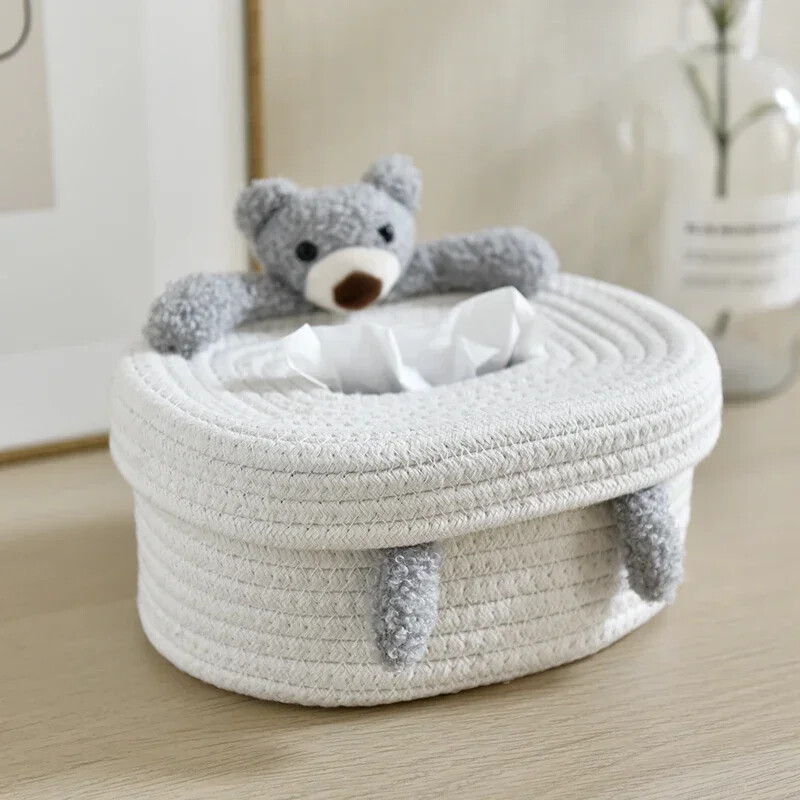 Δημιουργικό σκανδιναβικό χαρτομάντιλο για αποθήκευση στο σπίτι στο σαλόνι