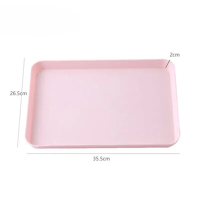 Πλαστικός δίσκος σερβιρίσματος Οικιακός δίσκος τσαγιού για γλυκά φρούτων Αντιολισθητικός στις γρατσουνιές Πλαστικός δίσκος μαγειρικής αποθήκευσης Μαγειρικά σκεύη