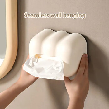 Cloud Creative Tissue Box Household Bathroom Paper Suction Box Υψηλής ποιότητας κρέμα λευκό χάρτινο κουτί τοίχου