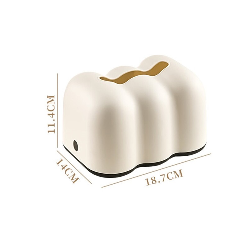 Cloud Creative Tissue Box Kutija za kućni kupaonski papir za usisavanje Vrhunska krem bijela zidna kutija za papir