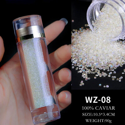 1 bočica Pixie Crystal&AB Nail Art Rhinestones Glitter DIY Crafts Manikura Staklo Strass Izrada nakita Kamenje Perle za odjeću