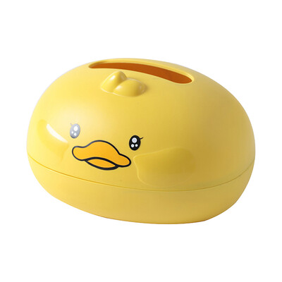 1 τμχ Cartoon Yellow Duck Tissue Box Creative Home Σαλόνι Τραπεζάκι σαλονιού Χάρτινο κουτί Δίχτυ Κόκκινο Κοιτώνα Επιτραπέζιο κουτί αποθήκευσης χαρτιού
