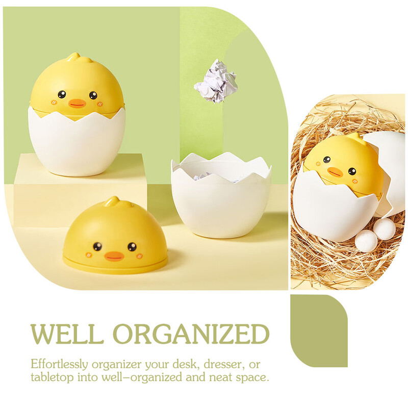 Κάδος απορριμμάτων γραφείου μίνι γραφείου Γραφείο οικιακής χρήσης μικροσκοπικό πτυσσόμενο καπάκι Pp Επιτραπέζιο παιδικό καρτούν πολλαπλών χρήσεων