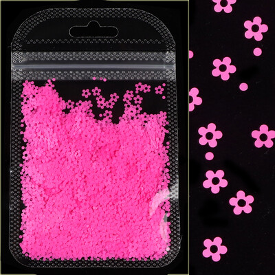 Mješavina fluorescentnog cvijeta šljive Šljokice za dizajn noktiju Svjetlucave svjetlucave ljuskice Ukrasi za nokte Gel lak Pribor za manikuru