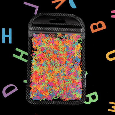 Mješavina fluorescentnog cvijeta šljive Šljokice za dizajn noktiju Svjetlucave svjetlucave ljuskice Ukrasi za nokte Gel lak Pribor za manikuru