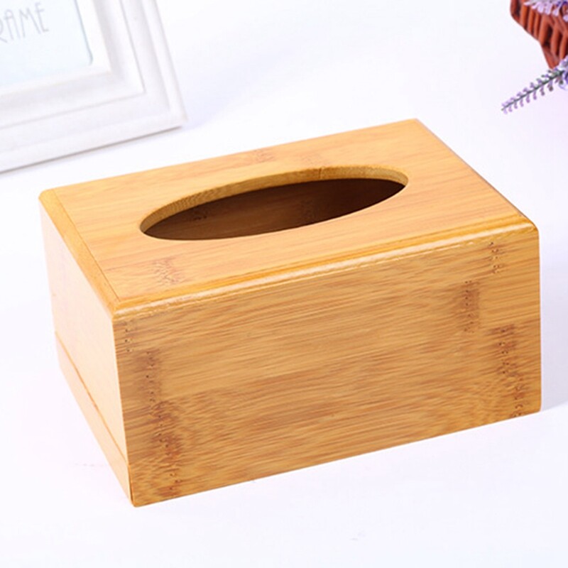 Θήκη Bamboo Tissue Box Αποθήκευση Χάρτινο κουτί Tissue Box Κάλυμμα θήκης για χαρτοπετσέτες αυτοκινήτου Θήκη Organizer Διακόσμηση σπιτιού