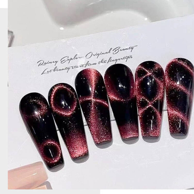Bar Magnet Nail UV Gel Strip Μαγνητική ράβδος French Cat Eye Nail Polish Magnetic Attraction Magnets Σετ 4τμχ Εργαλείο σαλονιού μανικιούρ