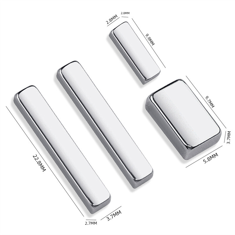 Bar Magnet Nail UV Gel Strip Μαγνητική ράβδος French Cat Eye Nail Polish Magnetic Attraction Magnets Σετ 4τμχ Εργαλείο σαλονιού μανικιούρ