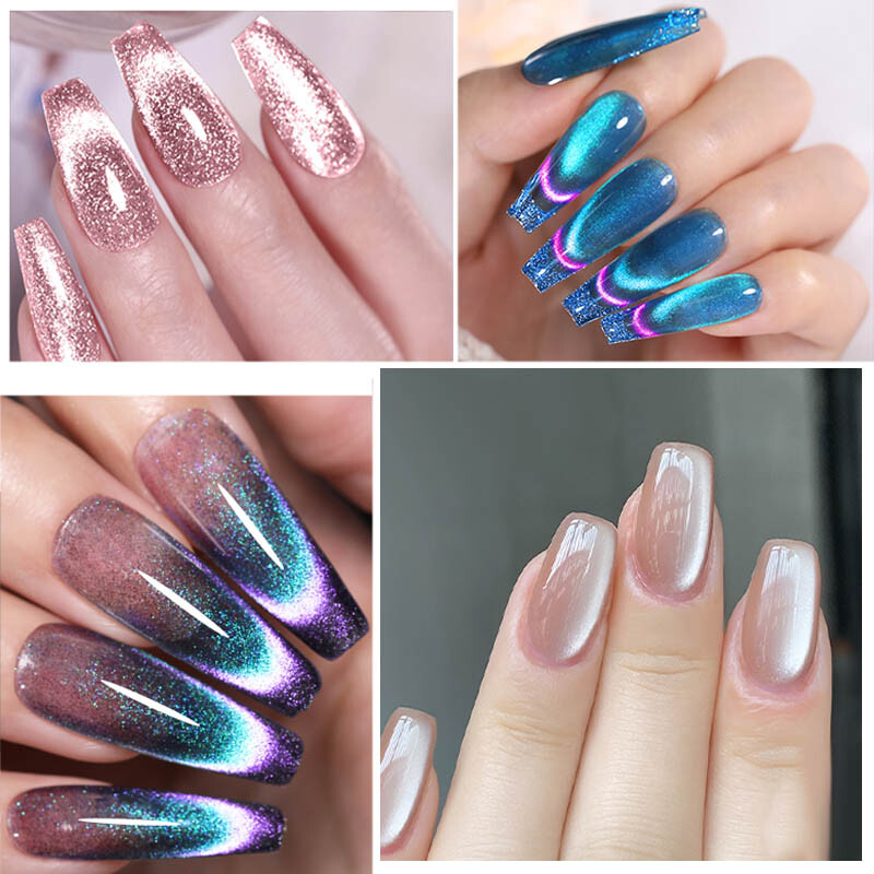Snažni mačji magnetski štapić za reflektirajuće nokte Mačji magnetni gel lak za nokte Višenamjenski magnetni štapić Nail Art manikura alati