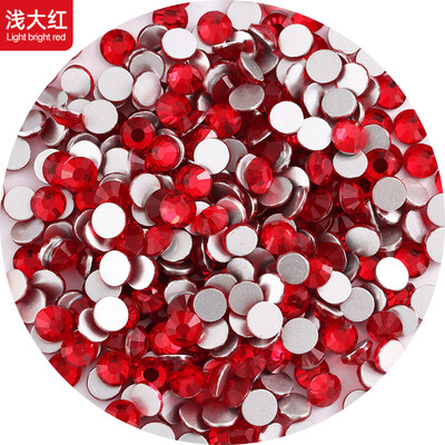 Top Glitter Crystal AB SS3-SS40 Non Hot Fix FlatBack Ραπτική & Ύφασμα Ενδύματα Nail Art Διακοσμήσεις νυχιών