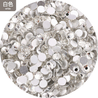 Top Glitter Crystal AB SS3-SS40 Non Hot Fix FlatBack Ραπτική & Ύφασμα Ενδύματα Nail Art Διακοσμήσεις νυχιών